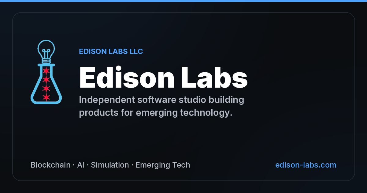 Edison Labs LLC — Software Studio